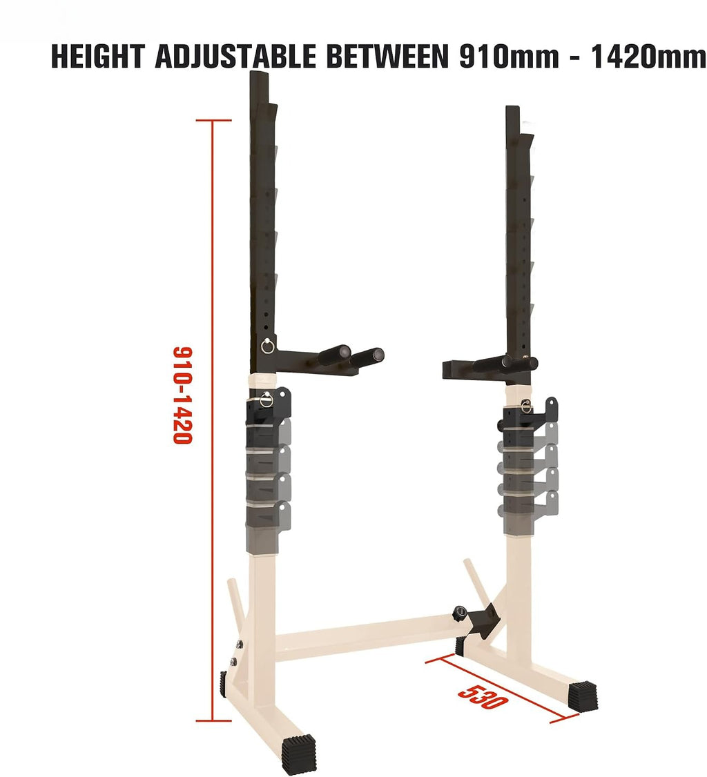 Adjustable Multifunctional Squat Rack 550lbs