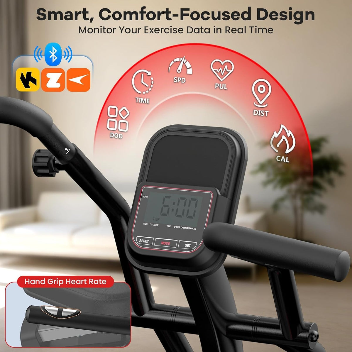 Recumbent Magnetic Exercise Bike 450LBS