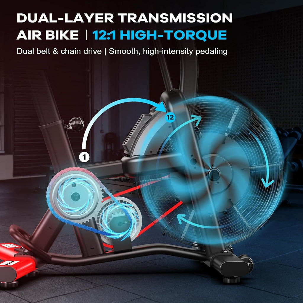 Air Resistance Fan Exercise Bike