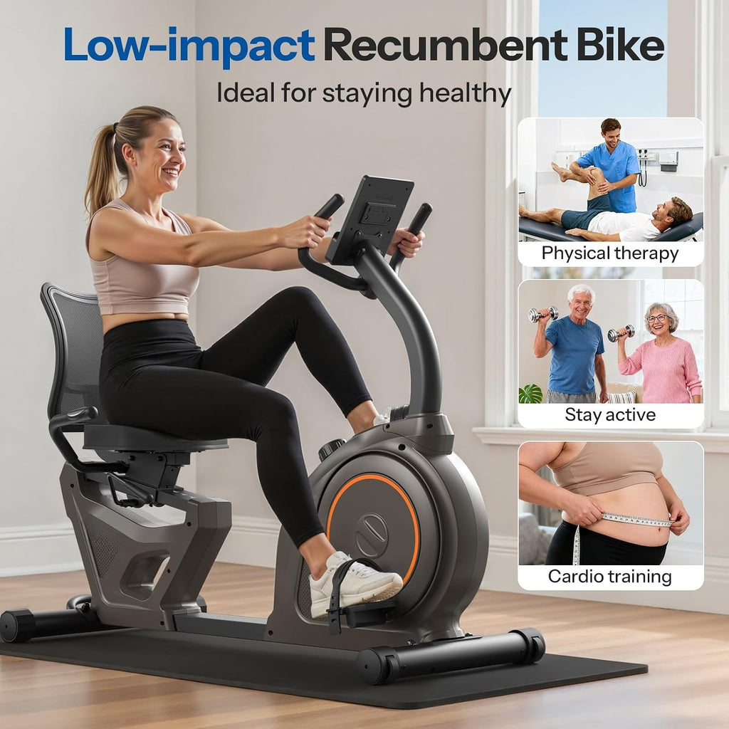 Magnetic Recumbent Bike 400LBS