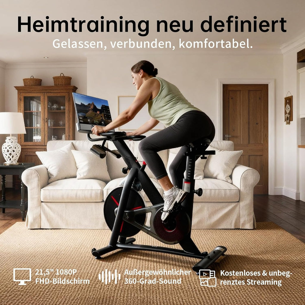 Magnetic Smart Exercise Bike 350lbs