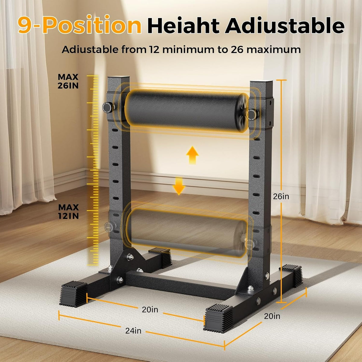Adjustable Split Squat Stand 330lb