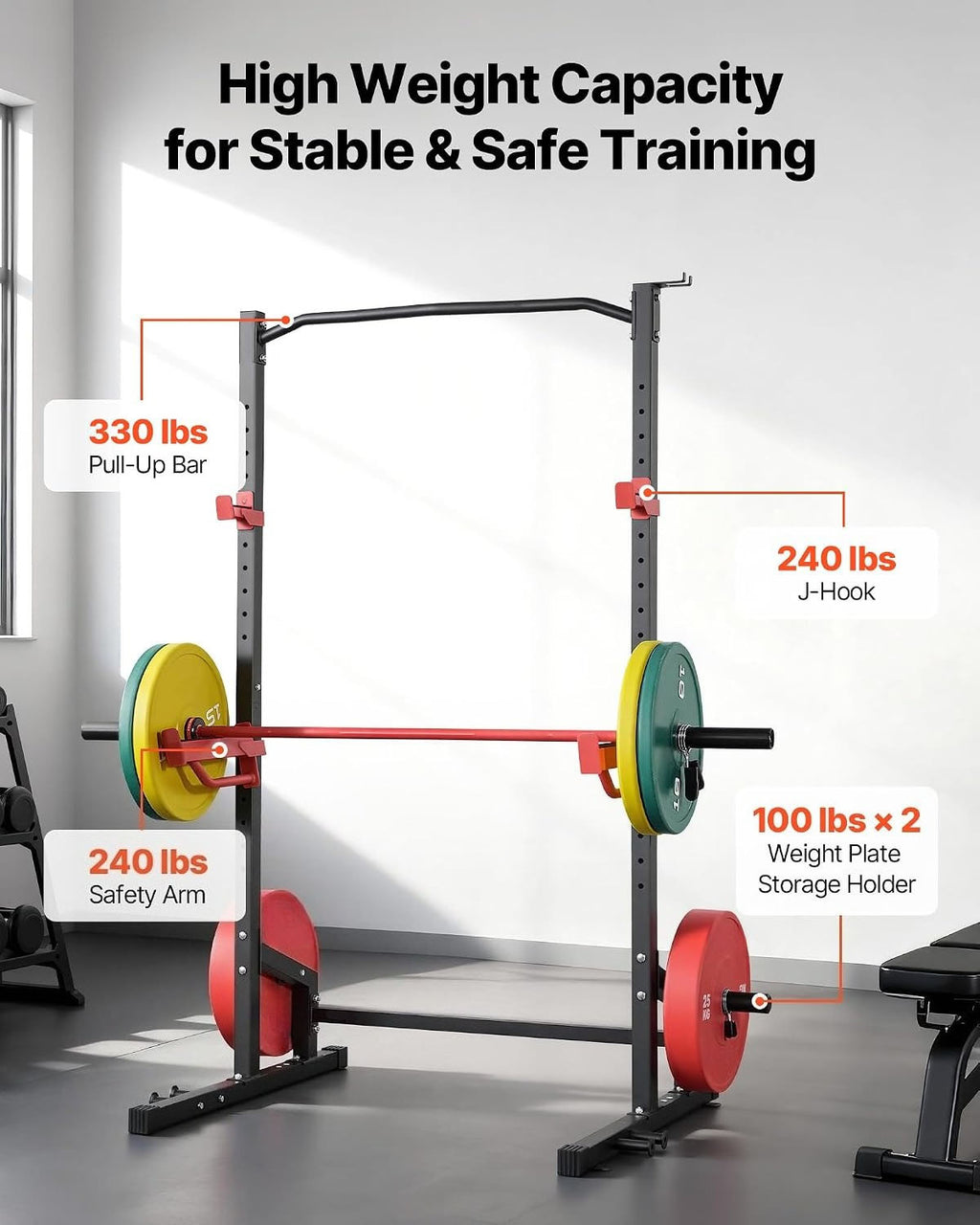 Multifunctional Power Cage Squat Rack