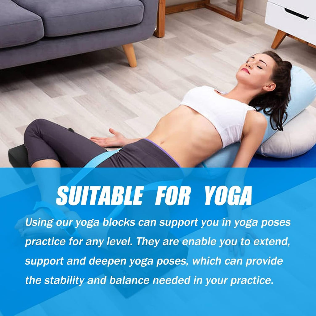 2 Pack Non-Slip Squat Wedge Blocks