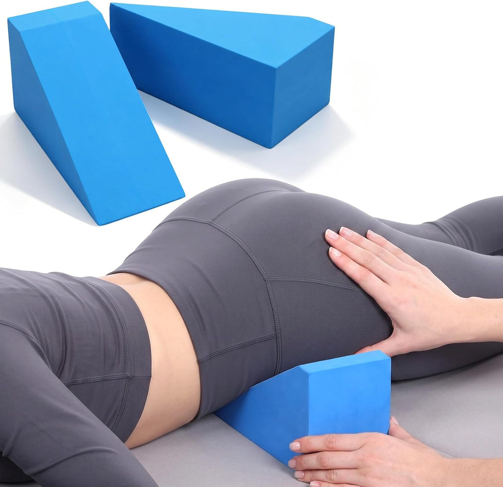 2 Pack Pelvic Foam Chiropractic Wedge Blocks