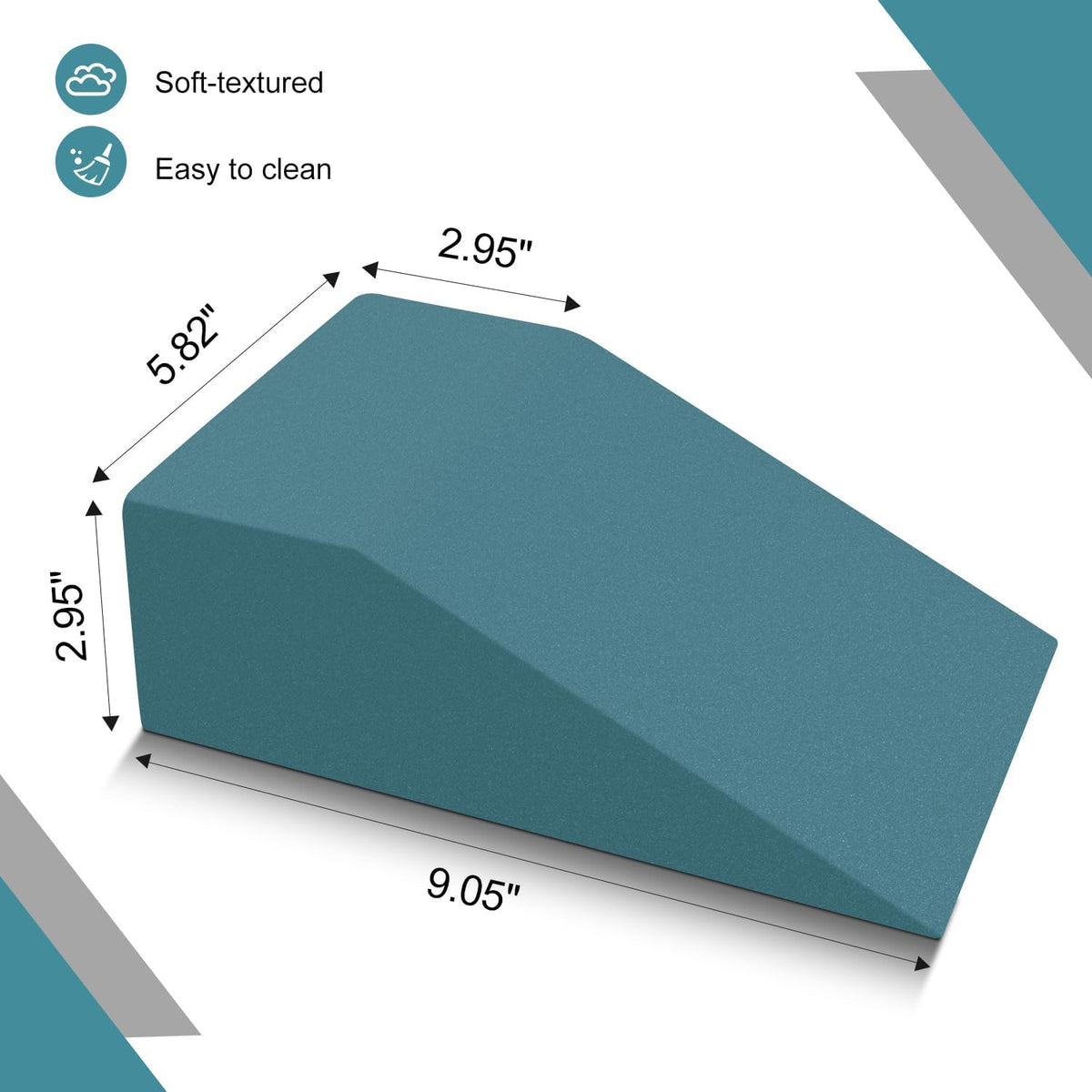 2 Pack EVA Squat Yoga Wedge Blocks