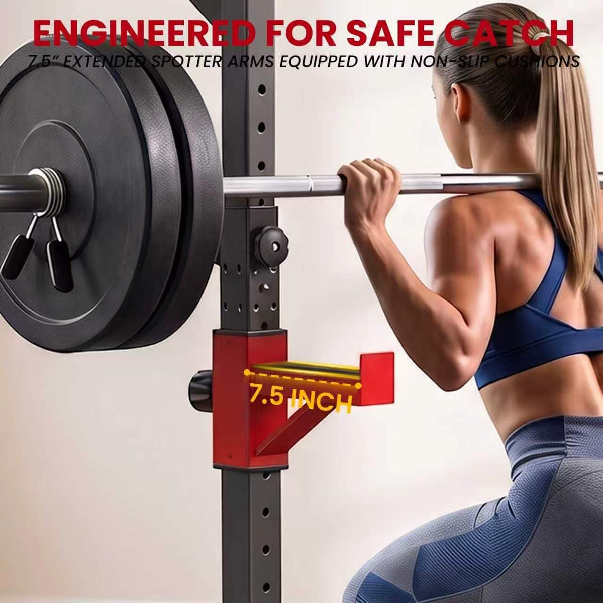 Adjustable Squat Rack 650 LBS