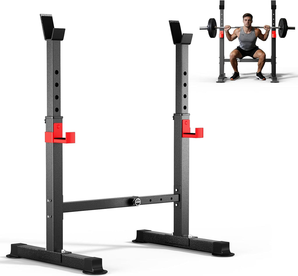 Adjustable Multi-Function Squat Rack 550LBS