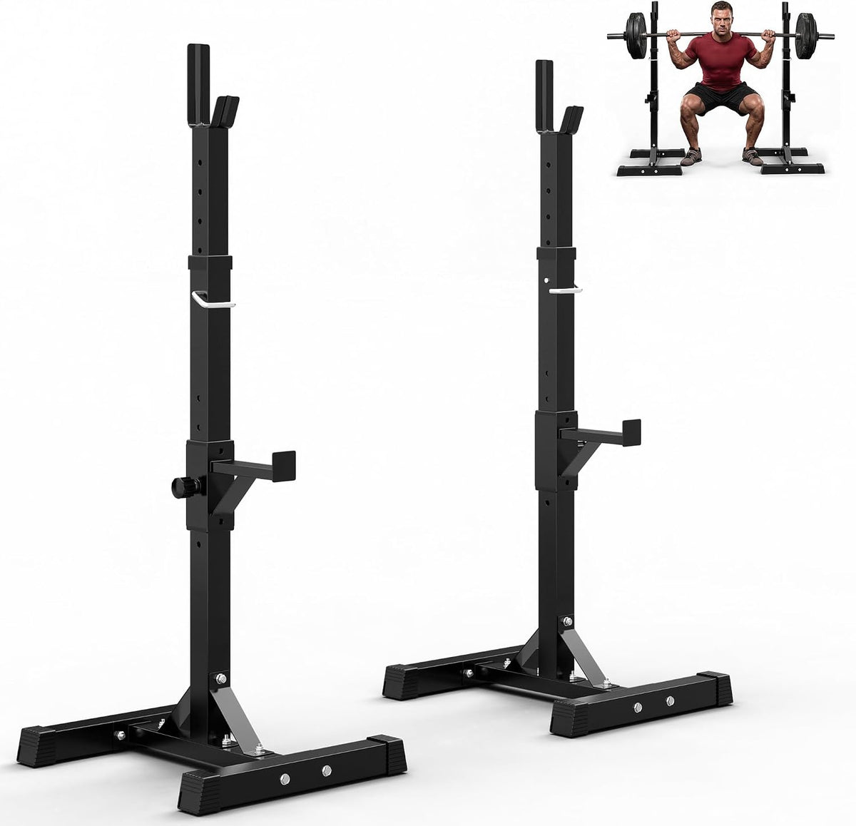 Adjustable Squat Rack Pair 550lbs
