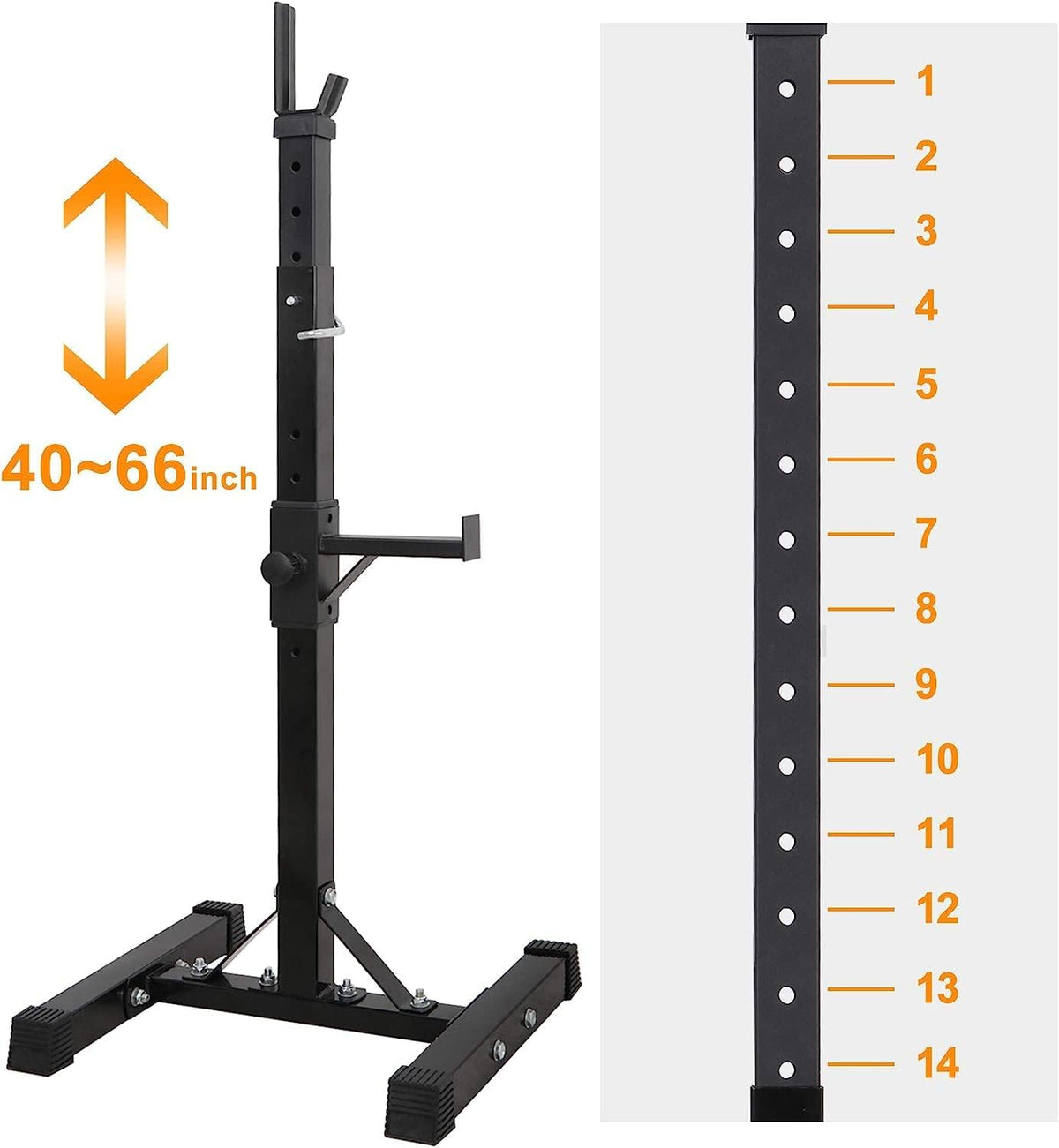 Adjustable Squat Rack Stand 550lbs