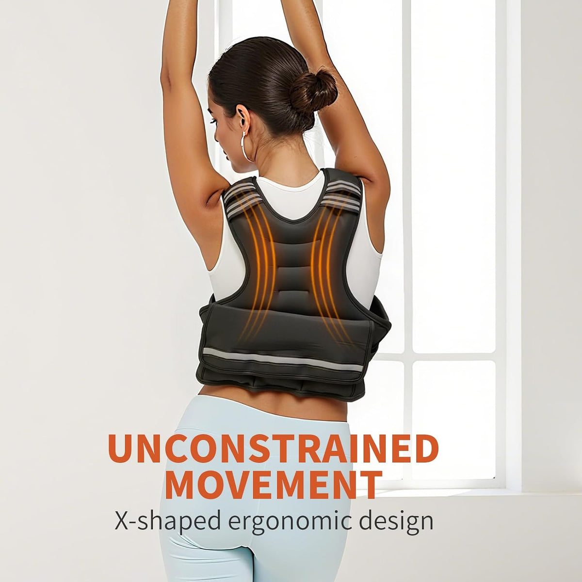 Adjustable Women Weighted Vest 4-20lb