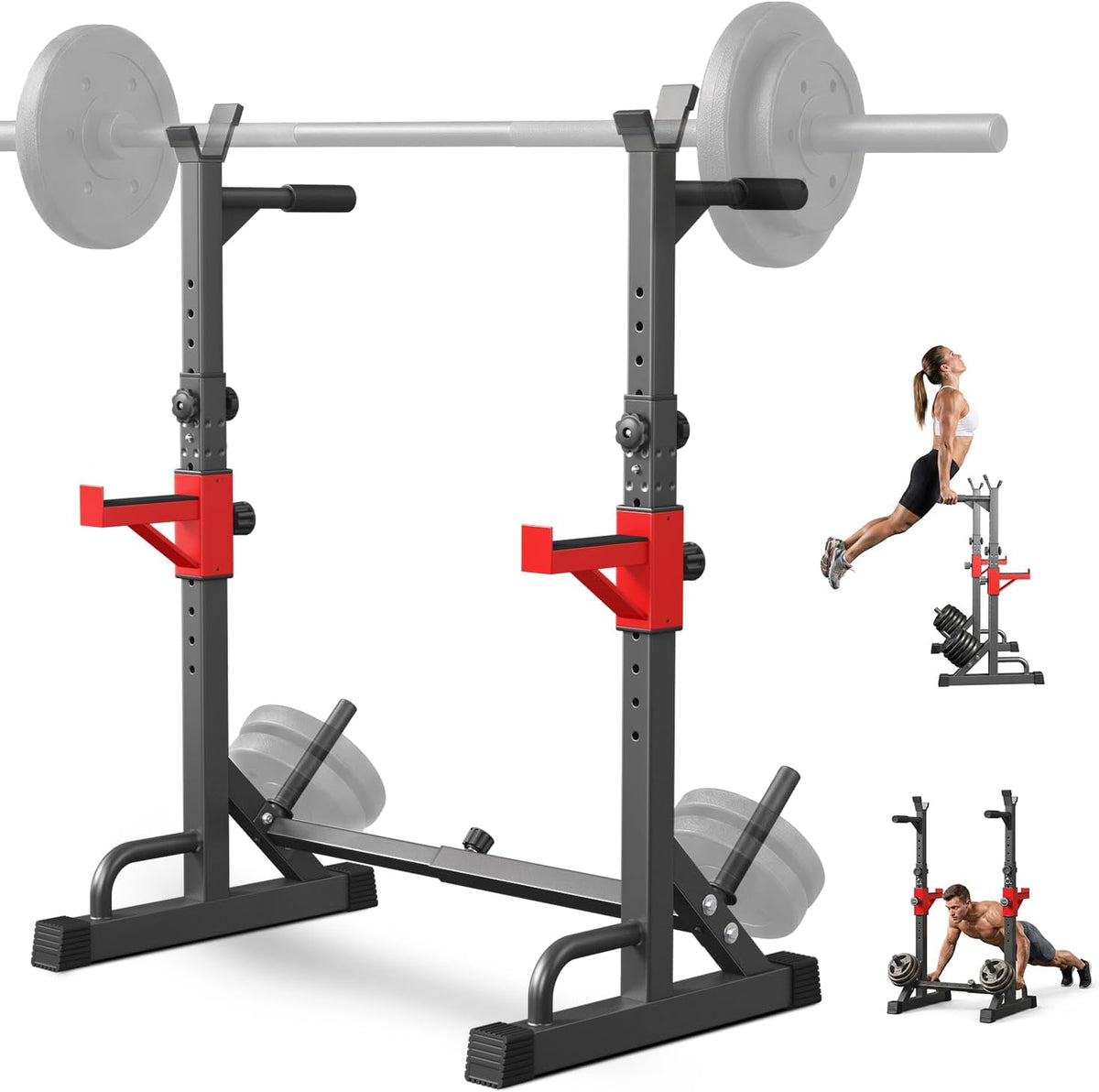 Adjustable Squat Rack 650 LBS