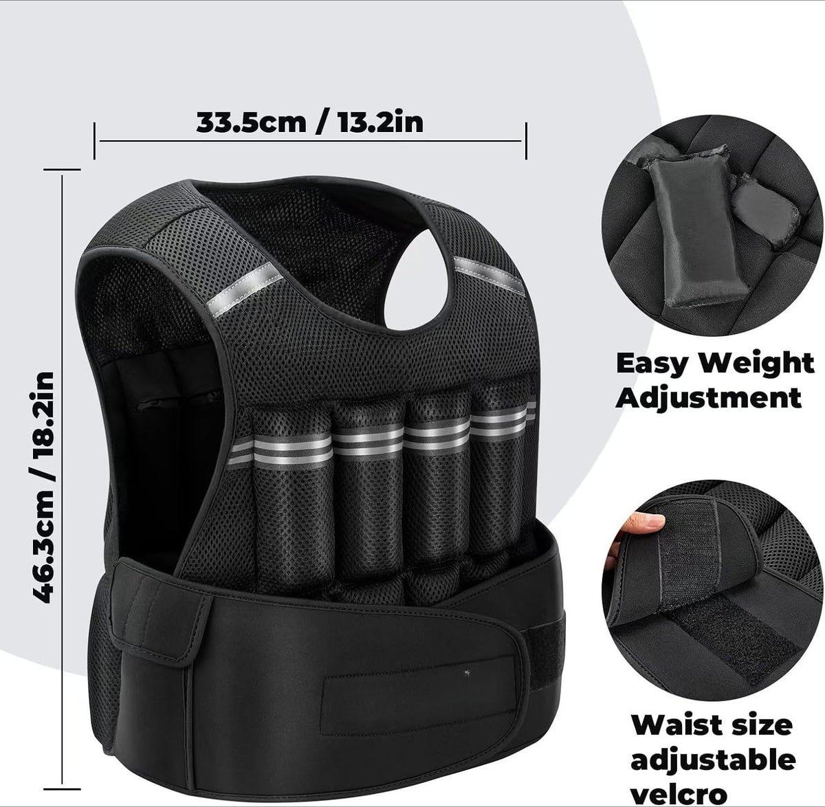 Adjustable Weighted Vest 2–22LB
