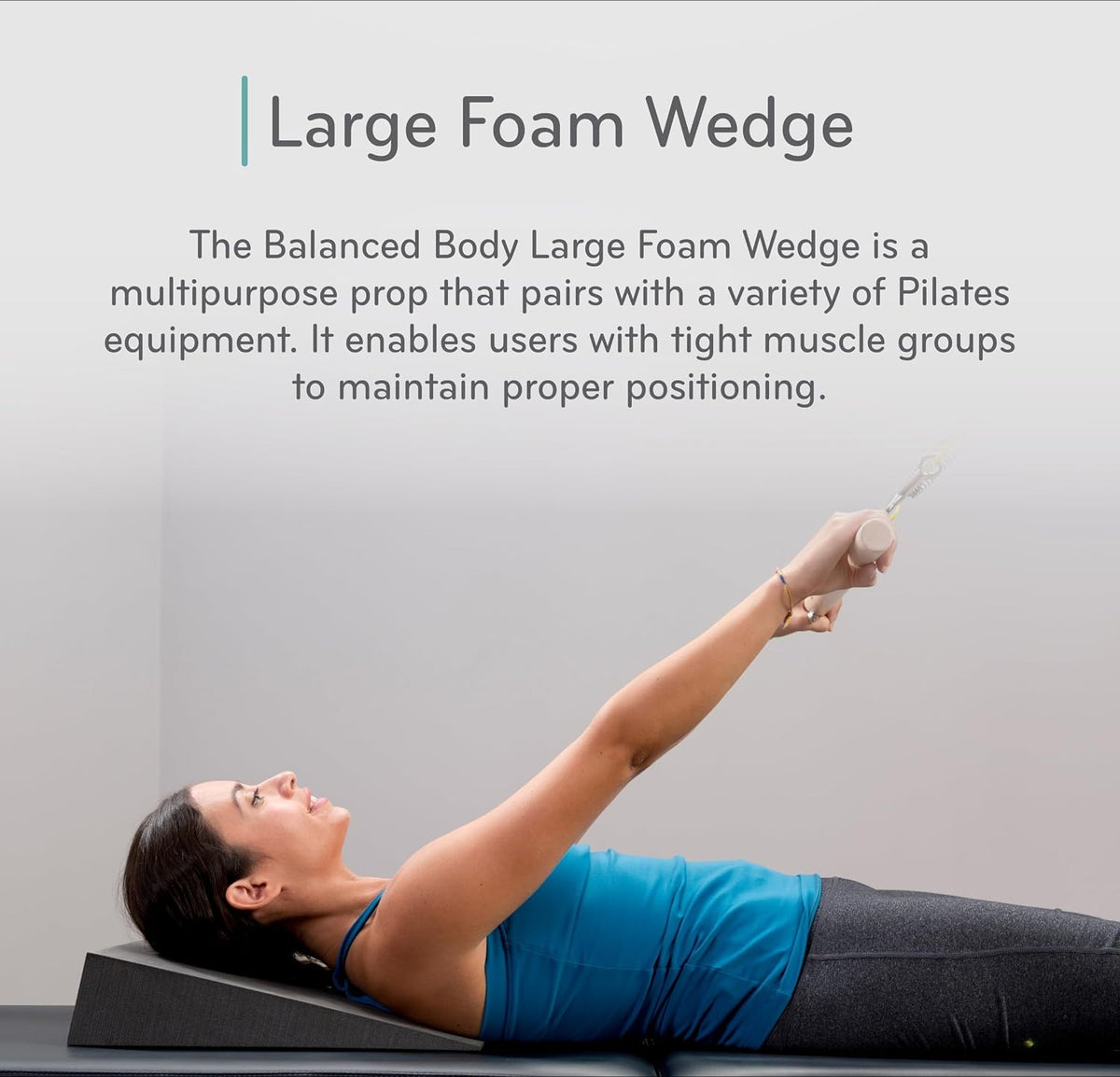 Large Pilates Reformer Foam Wedge