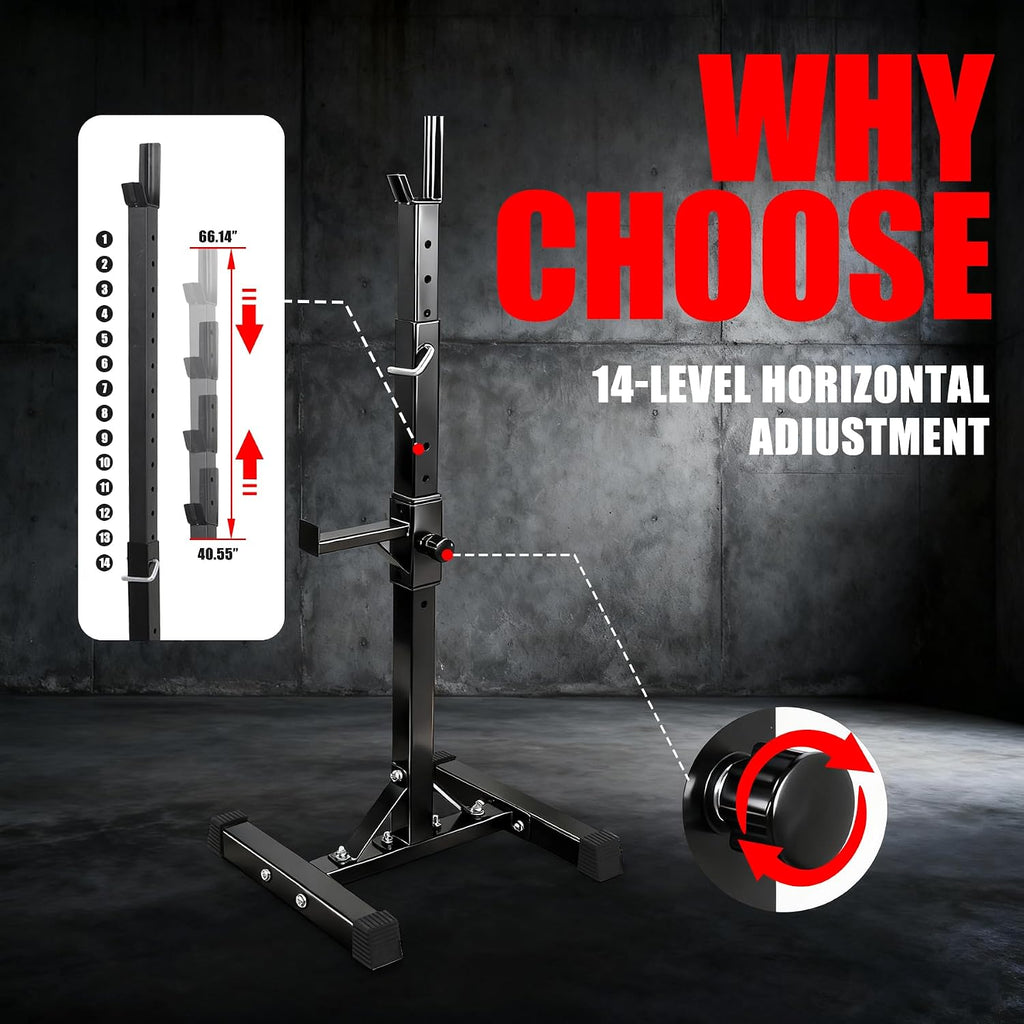 Adjustable Squat Rack Stand 550lbs