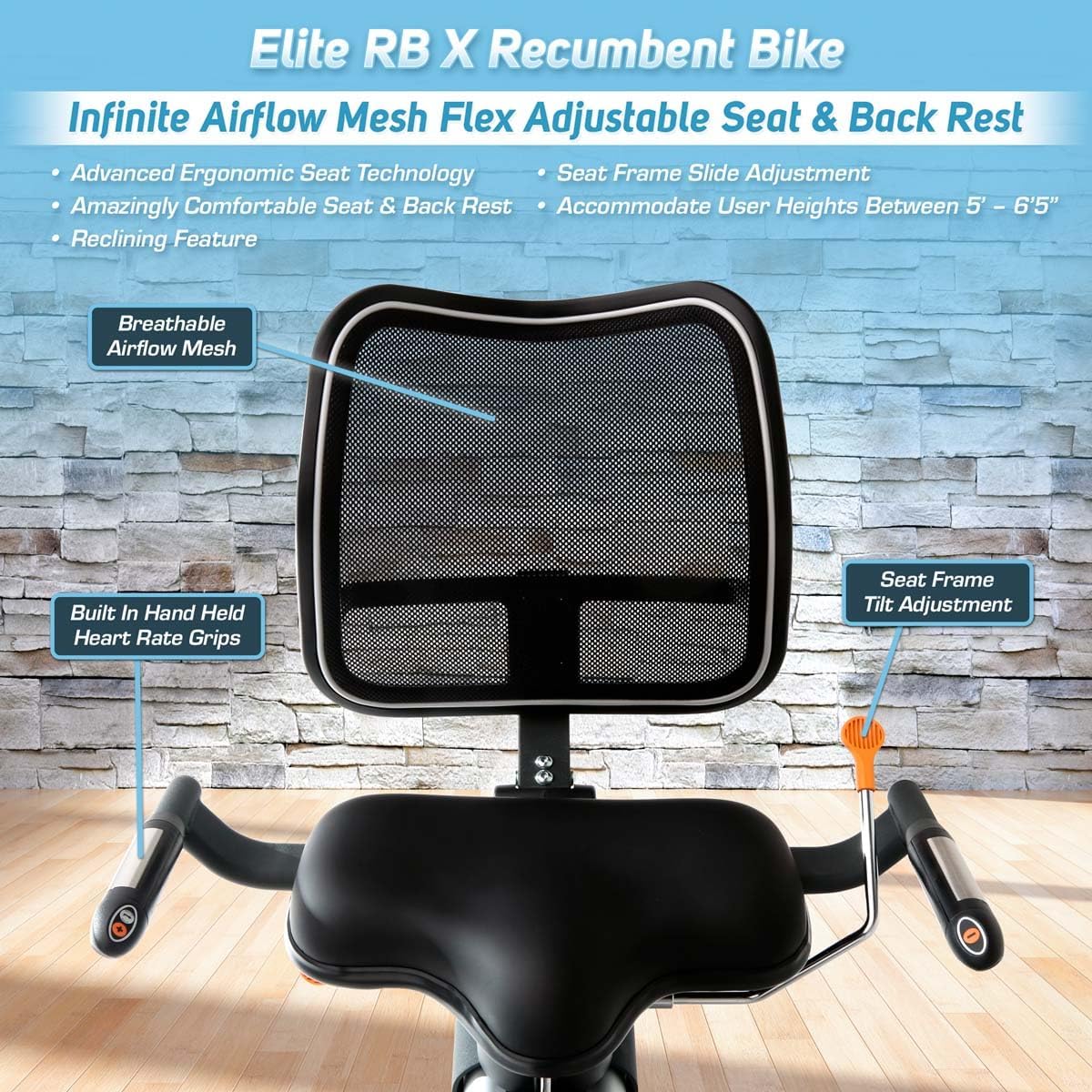 Recumbent Bike 350lb
