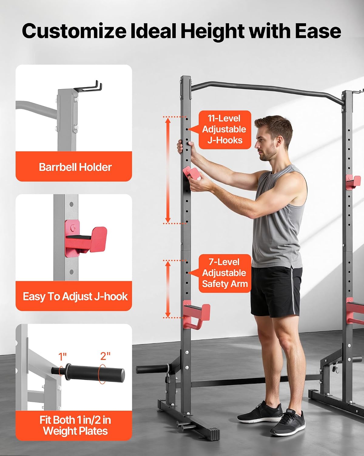Multifunctional Power Cage Squat Rack
