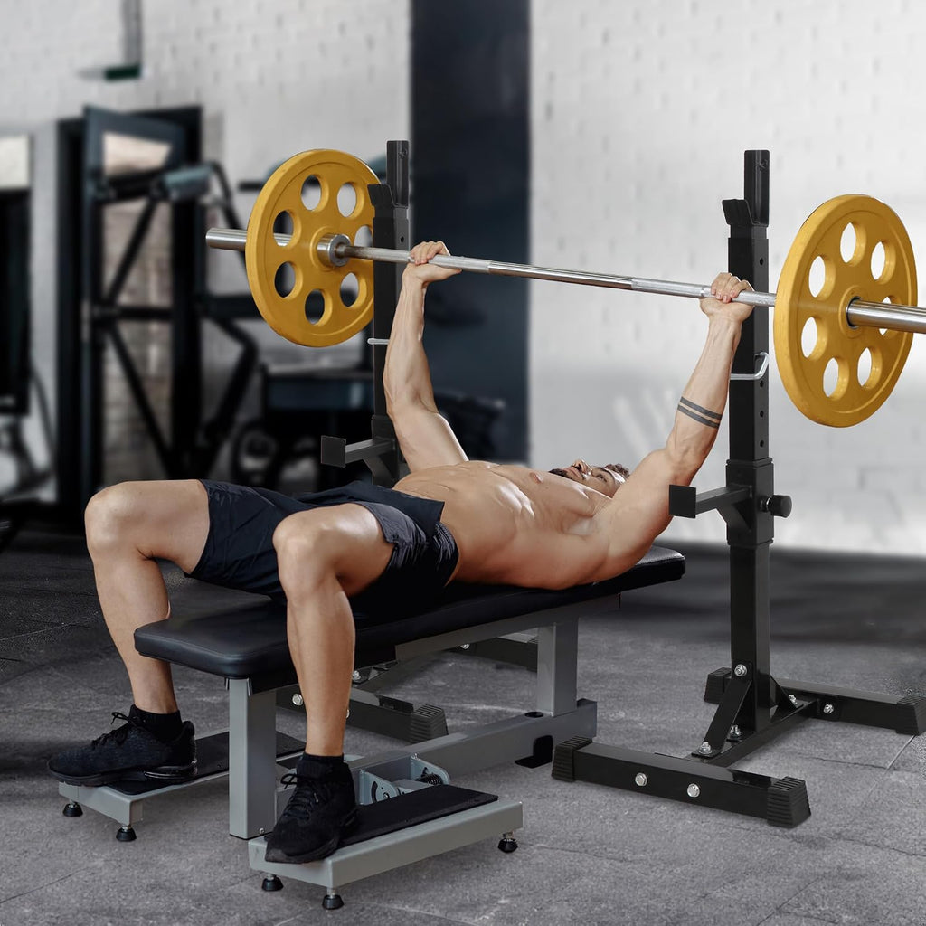 Adjustable Squat Rack Stand 550lbs