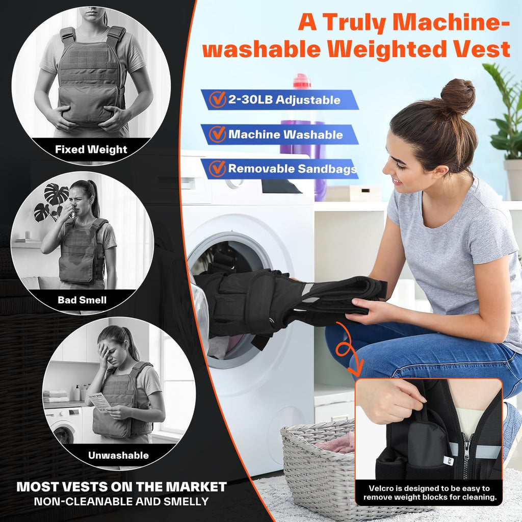 Adjustable Weighted Vest 2-42lbs