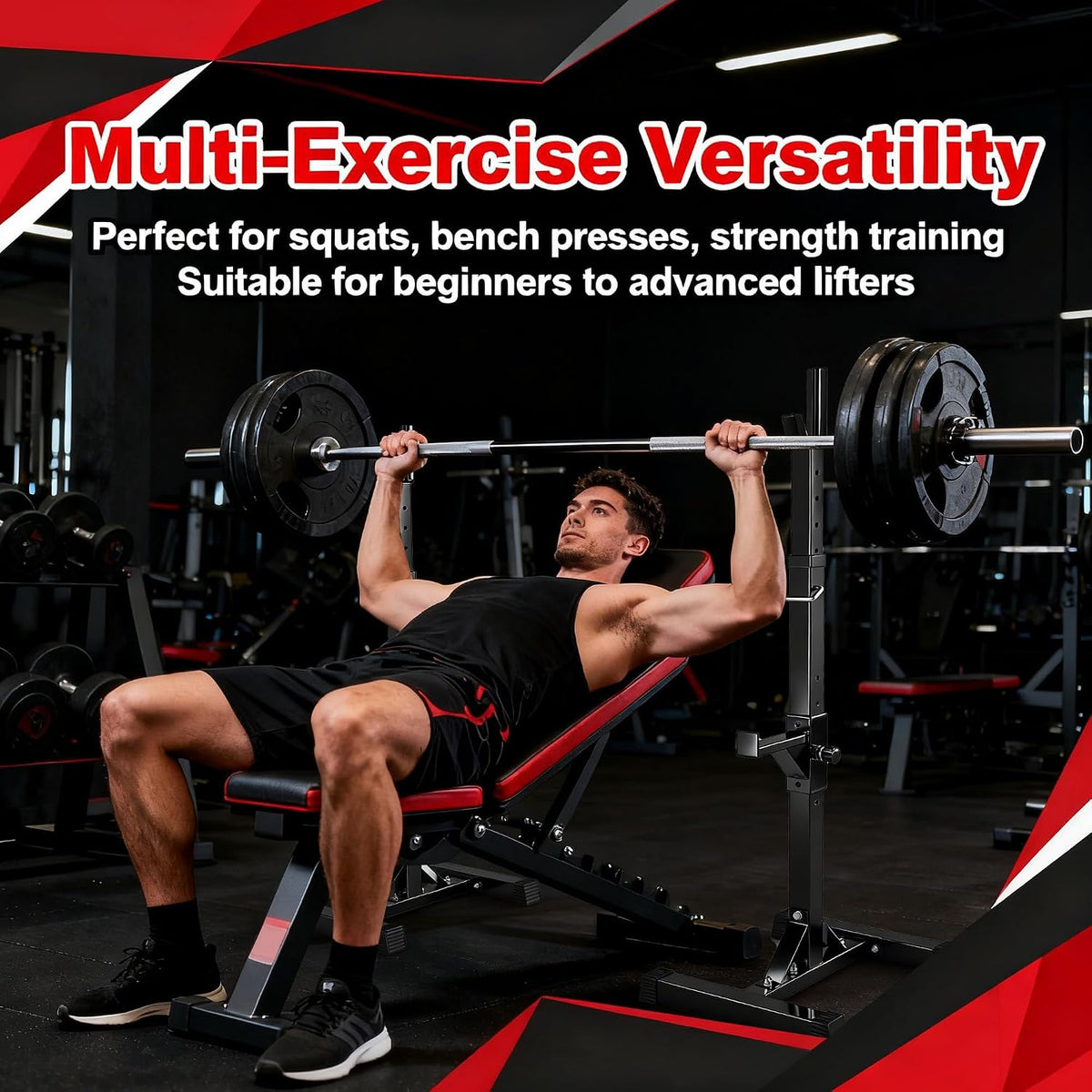 Adjustable Squat Rack Pair 550lbs