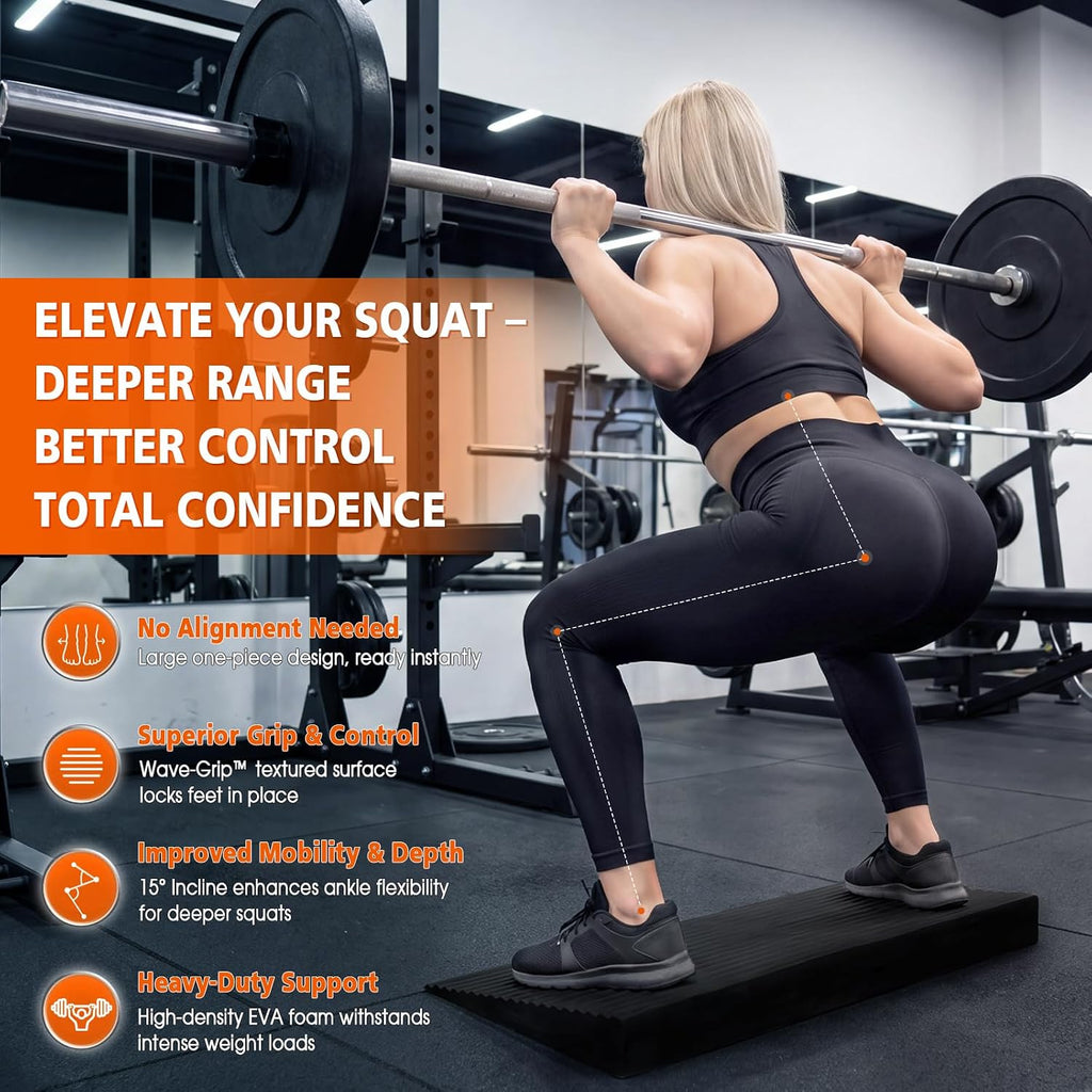 Large EVA Squat Wedge 27x10in 15°