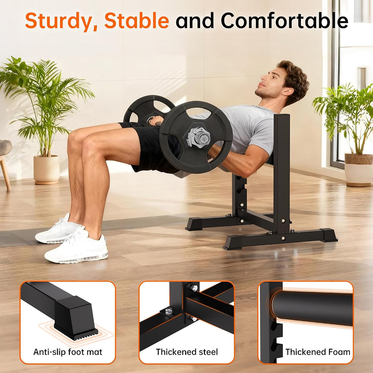 Adjustable Split Squat Stand 350 LBS