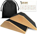 2 Pack Non-Slip Squat Wedge Blocks