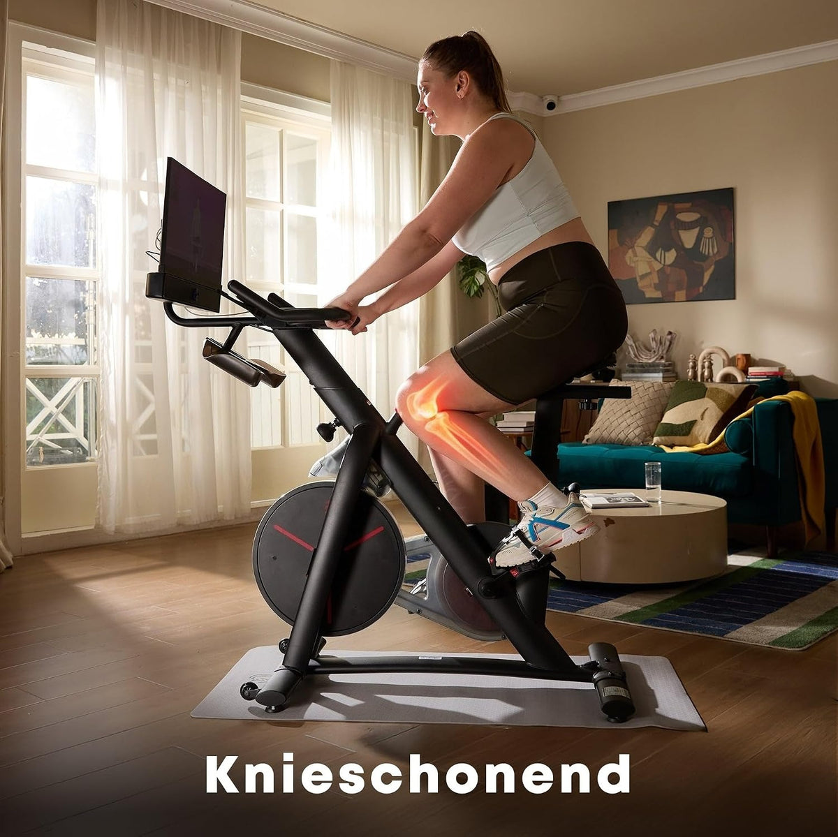 Magnetic Smart Exercise Bike 350lbs