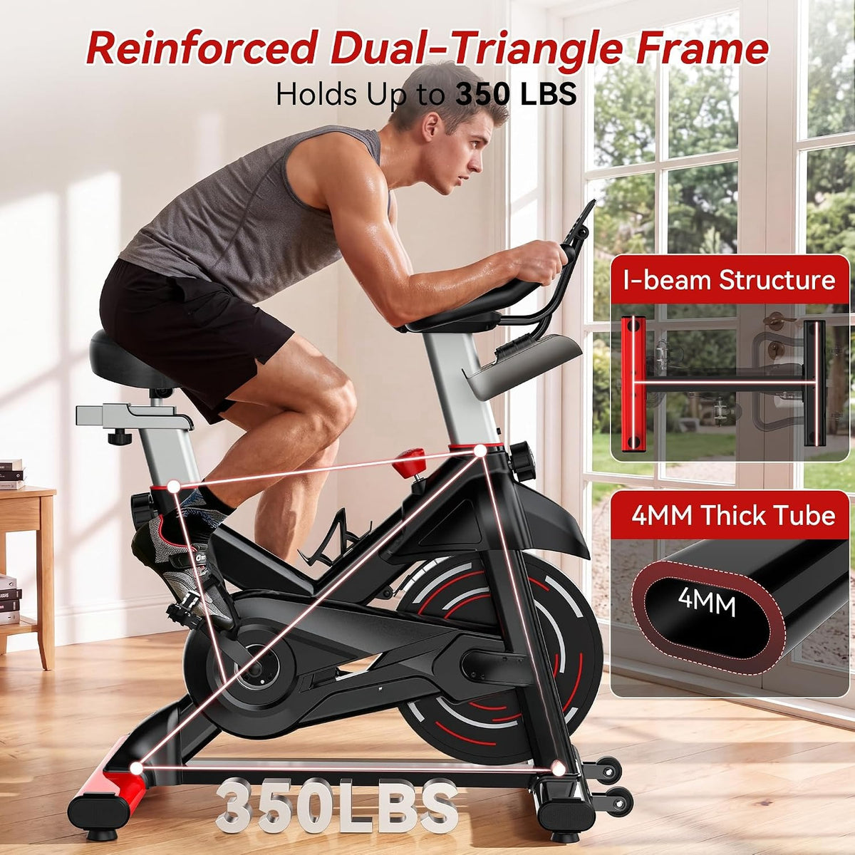 Magnetic Indoor Bike 350LBS