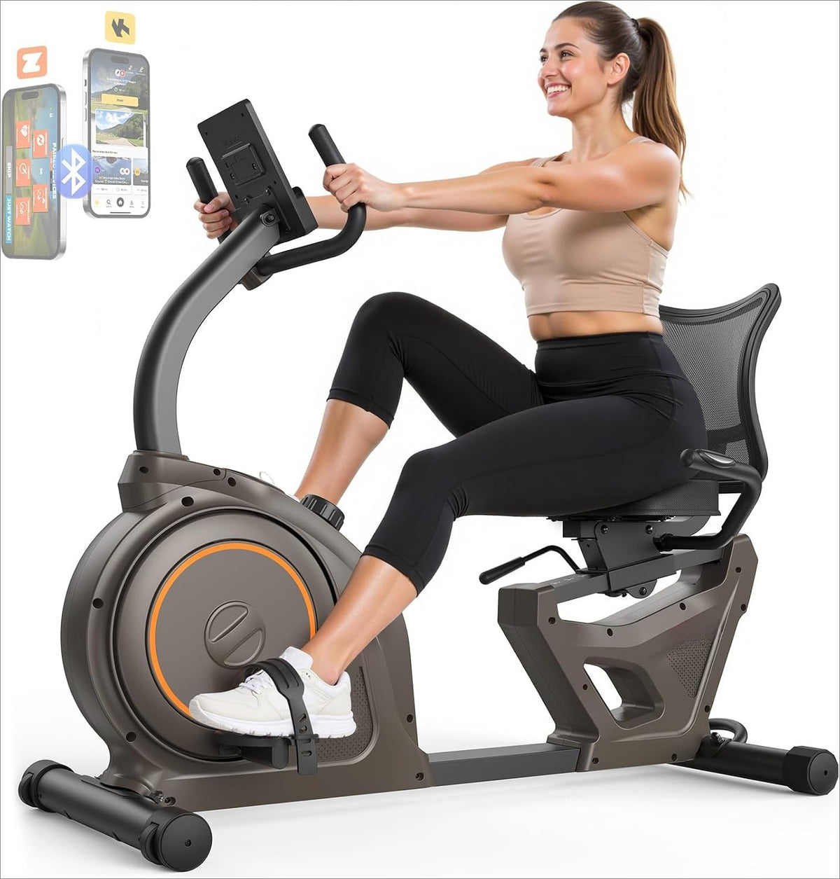 Magnetic Recumbent Bike 400LBS