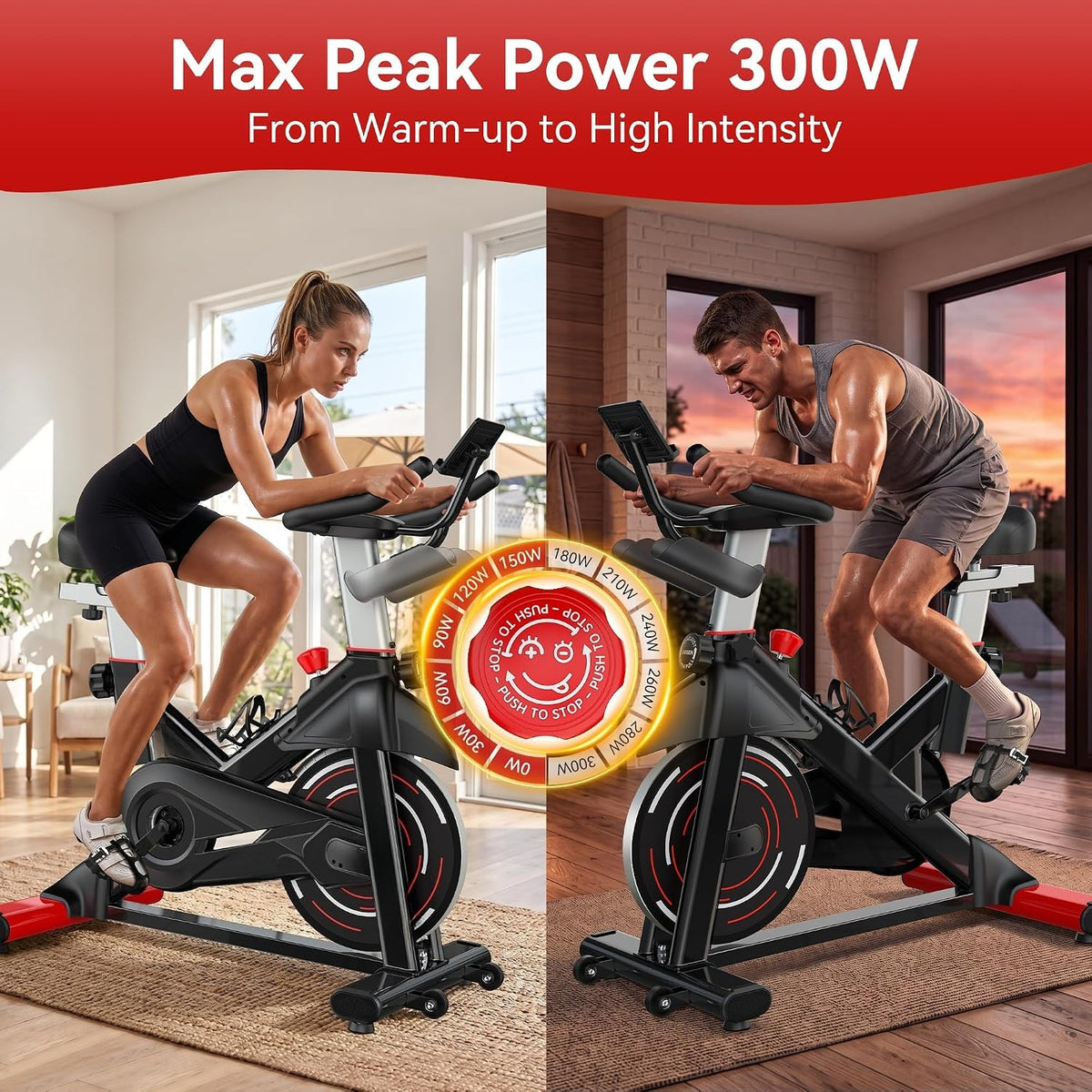 Magnetic Indoor Bike 350LBS